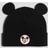 H&M Baby Pigg Beanie Med Applikationer - Svart/Musse