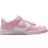 Nike Dunk Low GS - White/White/White/Medium Soft Pink