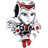 Pandora Marvel Scarlet Witch Charm - Silver/Black/Red