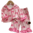 Shein Baby Girls Sweet And Simple Bow Pattern Lapel Buttoned Ruffles Decoration Long Sleeves - Comfortable