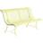 Fermob Louisiane 150cm - Frosted Lemon Garden Bench