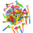 Shein 40pcs/Set Random Color Cartoon Dragon Shaped Whistles