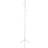 Harbour Housewares Freestanding White Coat Hook