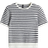 H&M Fine-Knit T-shirt - Cream/Striped