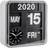 Karlsson Mini Flip White Wall Clock 24.5cm