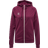 Hummel Move Grid Zip Hoodie Woman - Grape Wine