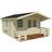 Palmako Hytte Kristian 360 x 360 cm (Areal 12.6 m²)