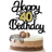 Shein 1/10 Pieces Happy 40th Birthday Paper Cake Toppers