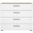 Tvilum Suntia Nature/White Chest of Drawer 80.2x68.1cm