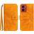 GANGXUN Yellow Pu Leather Flip Wallet Case