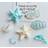 Shein Geometric Starfish Shell Fish Shaped Magnets Set Decorative Item