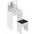 Homcom Multi-Purpose White Dressing Table 40.2x60.2cm 2pcs