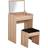Homcom Multi-Purpose Wood Grain Dressing Table 40.2x60.2cm 2pcs