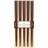 Kawai Plain Brown Spisepind 23cm 5stk