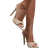Shein Fashionable Mule Sandals For Women, Tweed Single Band Stiletto Heeled Sandals
