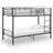 vidaXL 287910 Black Bunk Bed 90X200cm
