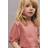 H&M Girls Dusty Pink Peplum Blouse