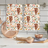 Shein Boho Floral Highland Dish 18 x 28 Inch Kitchen Towel Multicolour