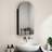 Homcom Bathroom Mirror Cabinet with Adjustable Glass Shelves