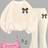 Shein Tween Girls Letter Graphic Knit Crew Neck Loose Sweatshirt - 2 Pieces