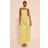 PrettyLittleThing Scarf Detail Bandeau Ruched Maxi Dress - Green