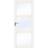 Swedoor Dør Purity GW03L Klart Glas Hvid Inderdør Klart glas (72.5x204cm)