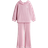 H&M Brushed Rib Knit Set 2-piece - Pink/Heart (1294379002)