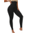 Shein 1 Piece High Waist Shaping Yoga Pants - Black