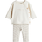 H&M Cotton Set 2-piece - Natural White/Striped (1167835006)