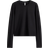 H&M Long Sleeved Microfibre Top - Black