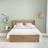 Happy Beds Olden Oak Winged Double 160 x 210cm