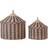 OYOY Circus Basket 2-pcs Nutmeg