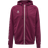 Hummel Move Grid Zip Hoodie - Grape Wine
