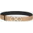 Ferragamo Reversible and Adjustable Gancini belt - New Bisque/Black