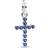 Pandora Silver Cross Dangle Charm - Sterling Silver