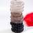 Shein 9pcs/Set Simple Residue-Free Black Spiral Hair Ties