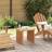 Norden Home Garden Manual Brown 90 x 50 x 36 cm Outdoor Side Table