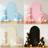 Shein Milk Silk Arch Backdrop Black Light Blue