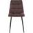 House Nordic Middelfart Dark Brown Kitchen Chair 86cm 2pcs