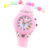 Shein 2pcs Girls' Light-Up Watch Set - Pink