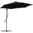 OutSunny Solar LED Cantilever Parasol - Black 300cm