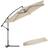 tectake Cantilever Garden Parasol 350cm