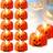 Shein 6 Pcs Pumpkin Tea Lights Flame Less Candles LED Candle