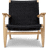 Carl Hansen & Søn CH25 Oak Laquer/Black Lounge Chair 73cm