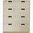 Asplund Snö A Dark Sand/Oak Base Chest of Drawer 90x109cm