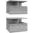 vidaXL 815315 Gray Sonoma Oak Bedside Table 31x40cm 2pcs