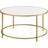 Vasagle Round LCT091A10 White/Gold Coffee Table 84cm