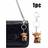Shein Cute Highland Cow Acrylic Bag Pendant Yak With Wreath