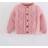 Shein Infant Boys Casual Fitted Long Sleeve Crew Neck Cardigan