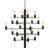 Herstal Manola Black Pendant Lamp ∅ 70cm